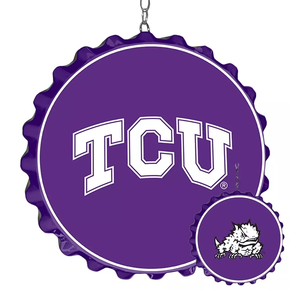 TCU Horned Frogs: Bottle Cap Dangler