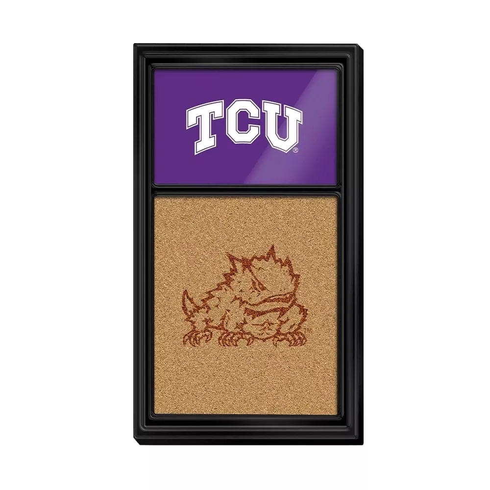 TCU Horned Frogs: Horned Frog - Cork Note Board