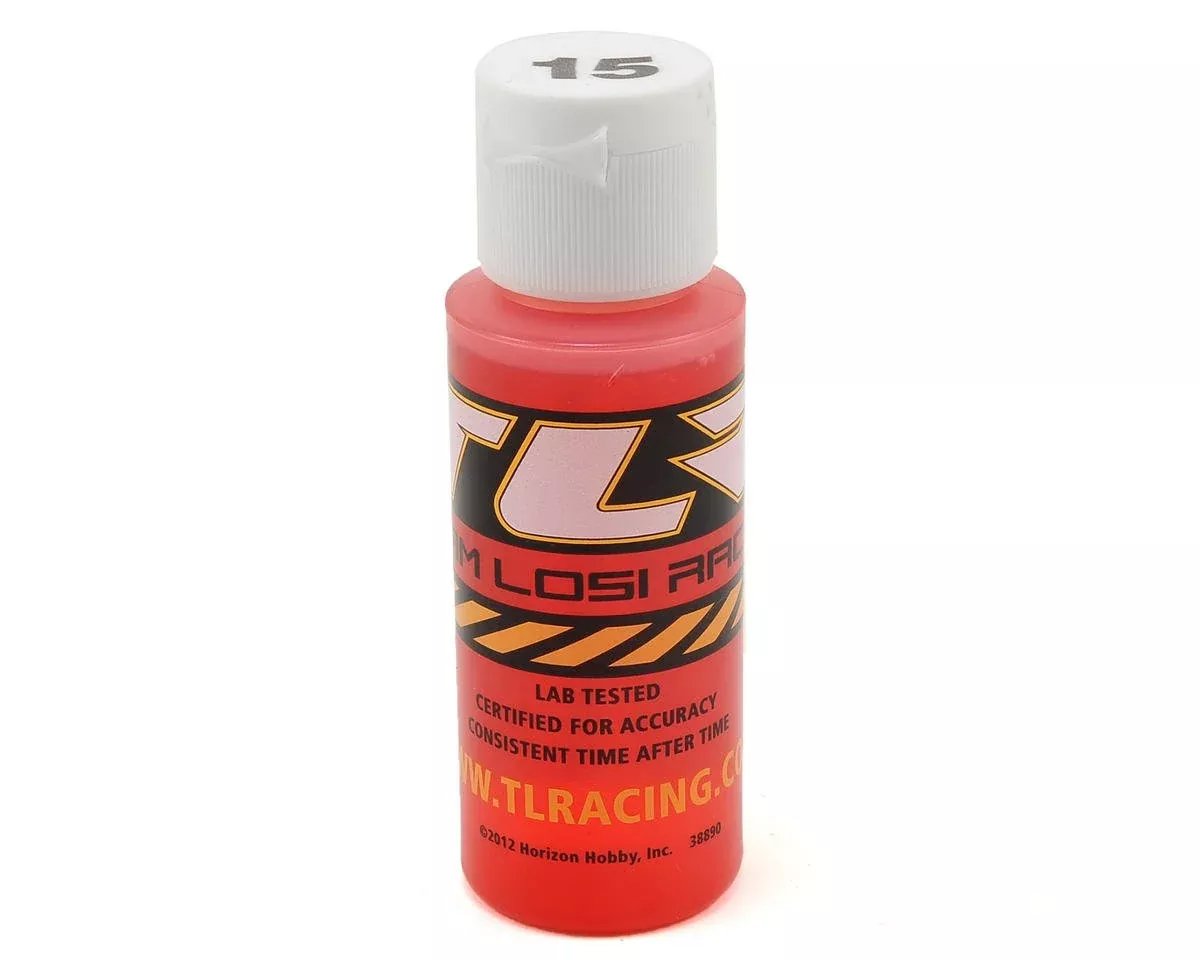 Team Losi Racing 74000 Silicone Shock Oil 15 Weight (104CST) 2oz