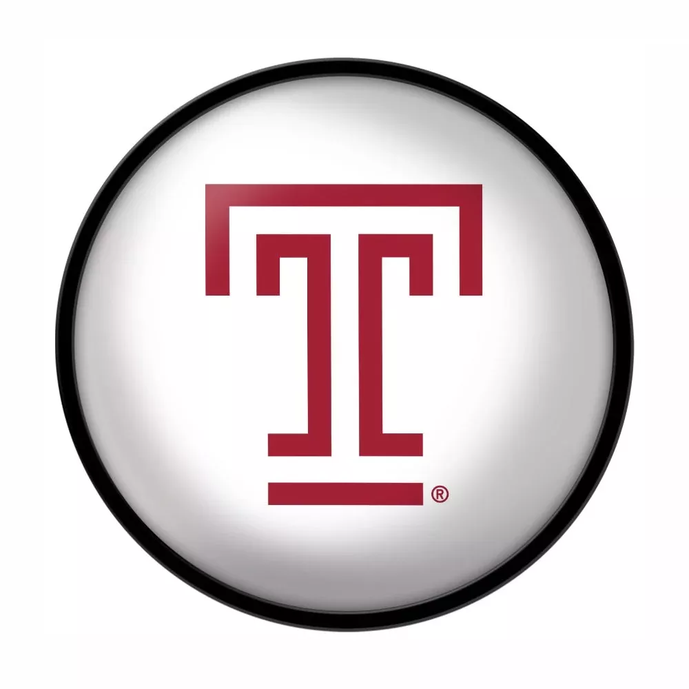 Temple Owls: Modern Disc Wall Sign
