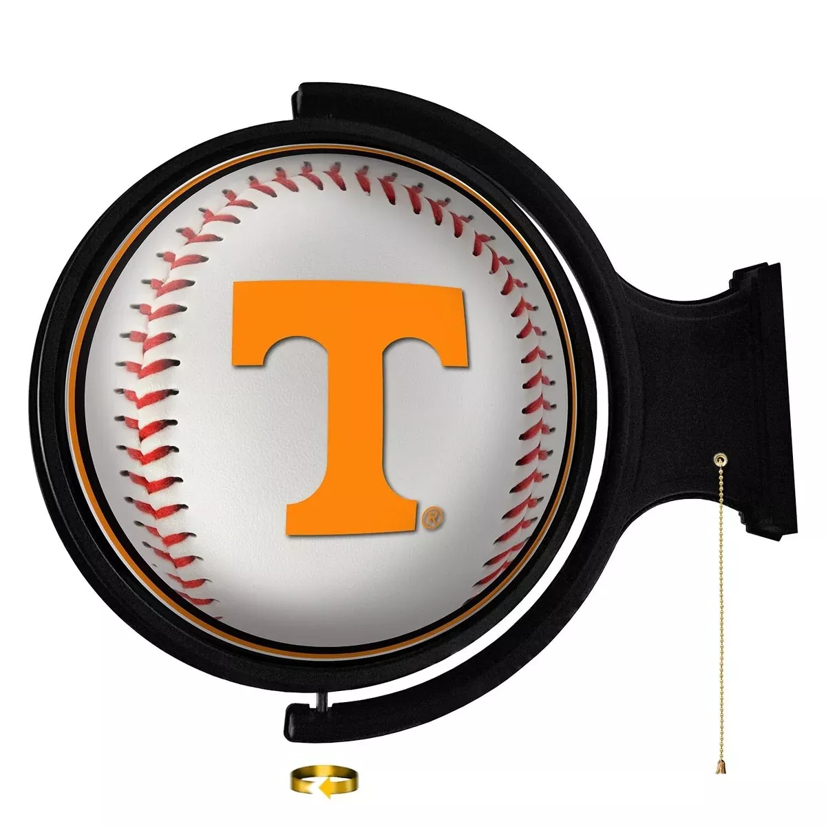 Tennessee Volunteers: Baseball - Round Rotating Lighted Wall Sign