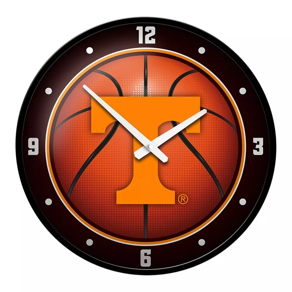 Tennessee Volunteers: Basketball - Modern Disc Wall Clock