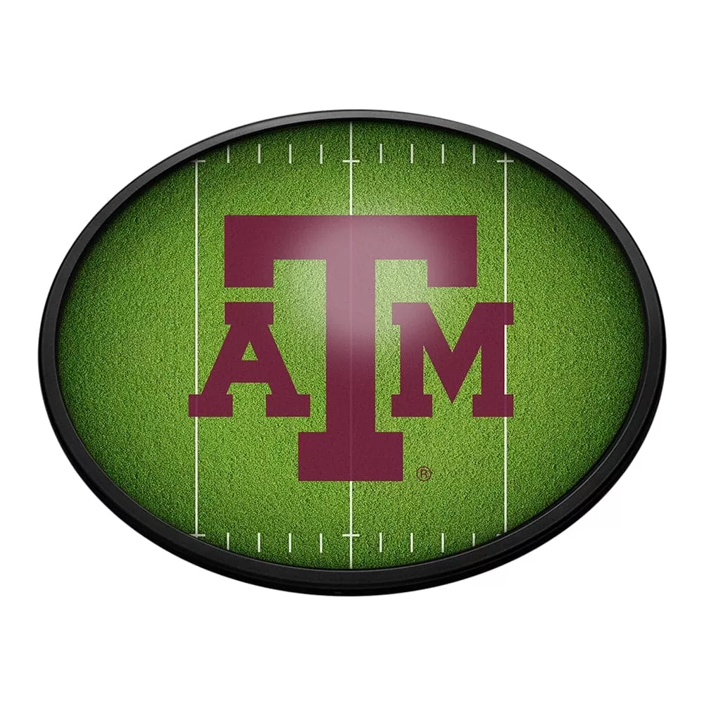 Texas A&M Aggies: On the 50 - Oval Slimline Lighted Wall Sign