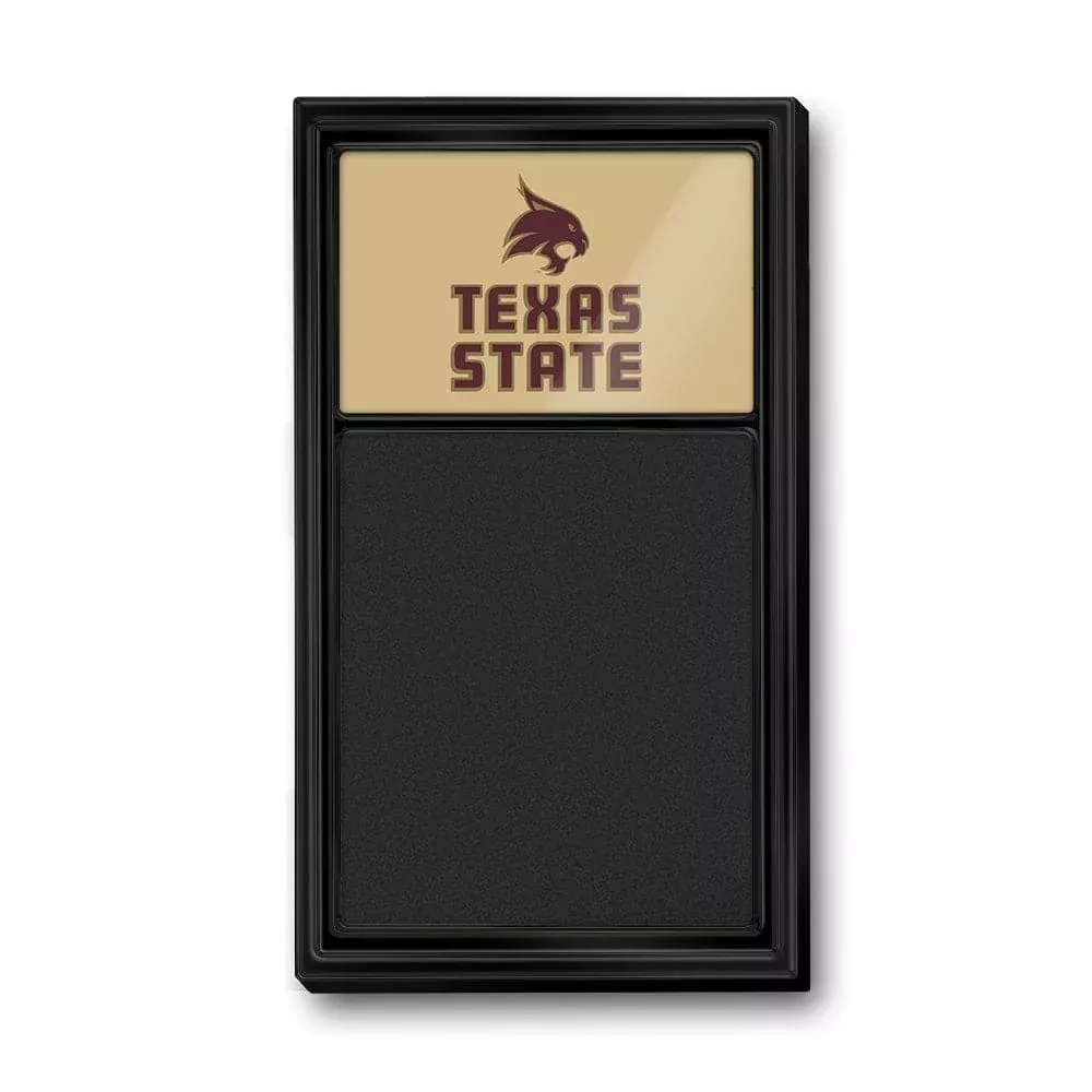 Texas State Bobcats: Chalk Note Board