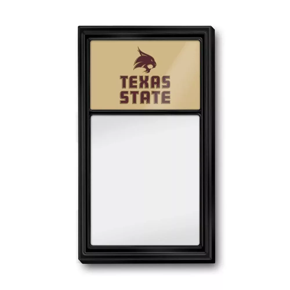Texas State Bobcats: Dry Erase Note Board