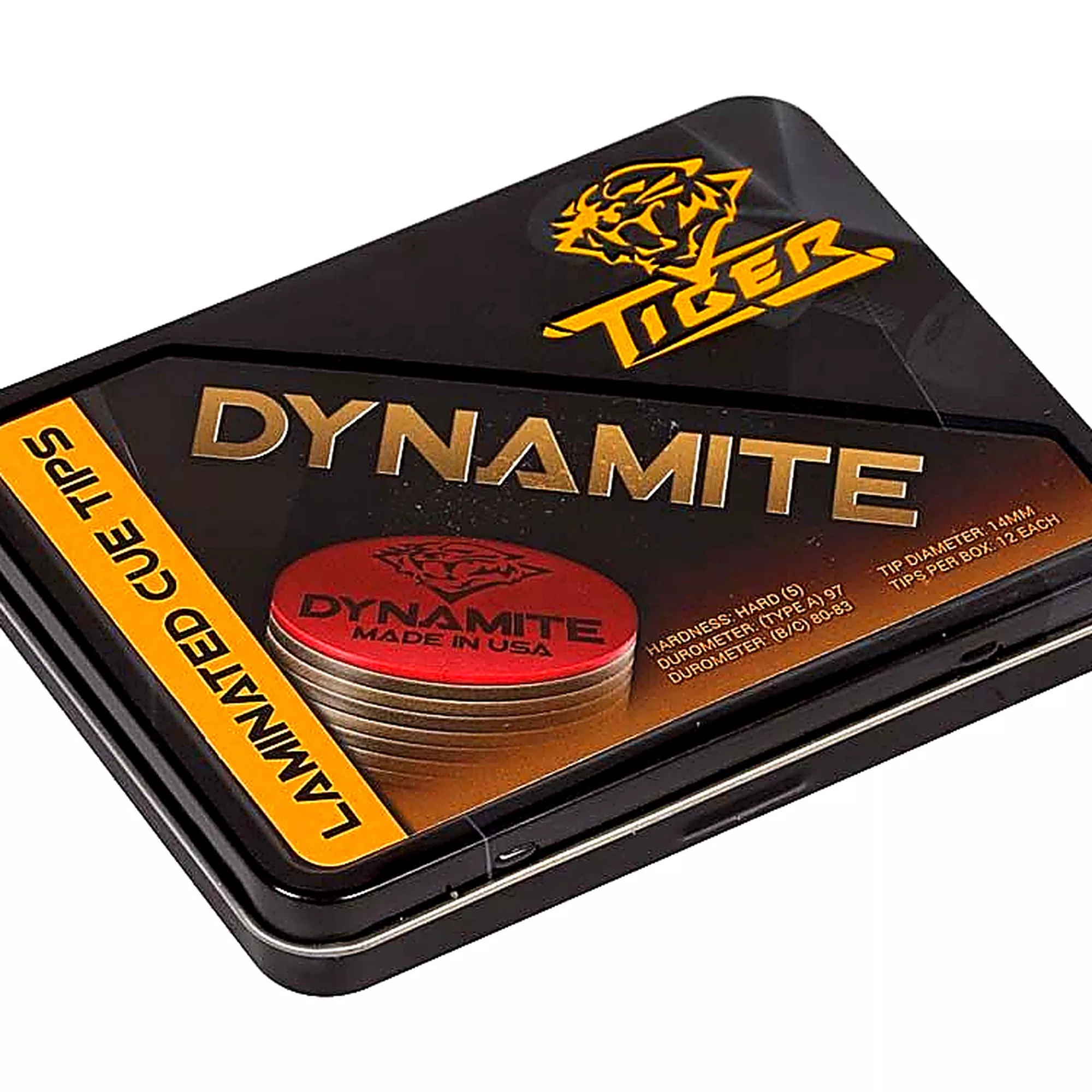 Tiger Dynamite Pool Cue Tips (Box Of 12) For Sale – Game Room Gorilla