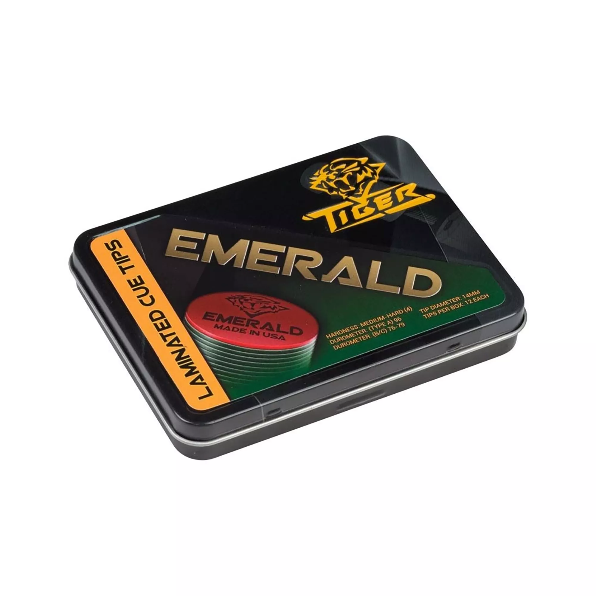 Tiger Emerald Pool Cue Tips (Box Of 12) For Sale – Game Room Gorilla