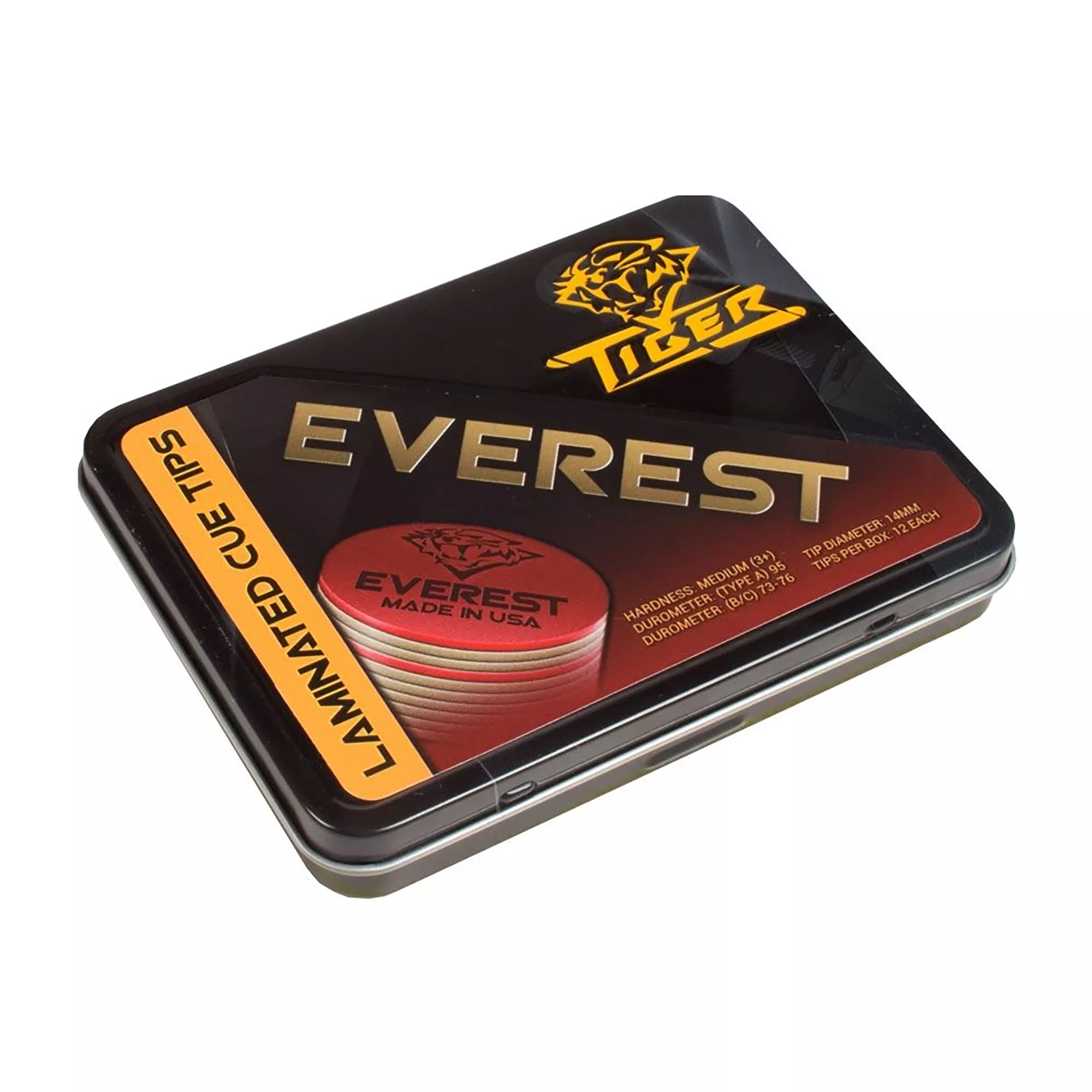 Tiger Everest Pool Cue Tips (Box Of 12) For Sale – Game Room Gorilla
