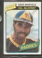 Topps 1980 Baseball Trading Card #230 Dave Winfield Padres Mint