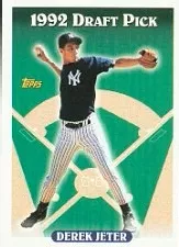 Topps Trading Card Set - Derek Jeter Rookie Card - 2.5 x 3