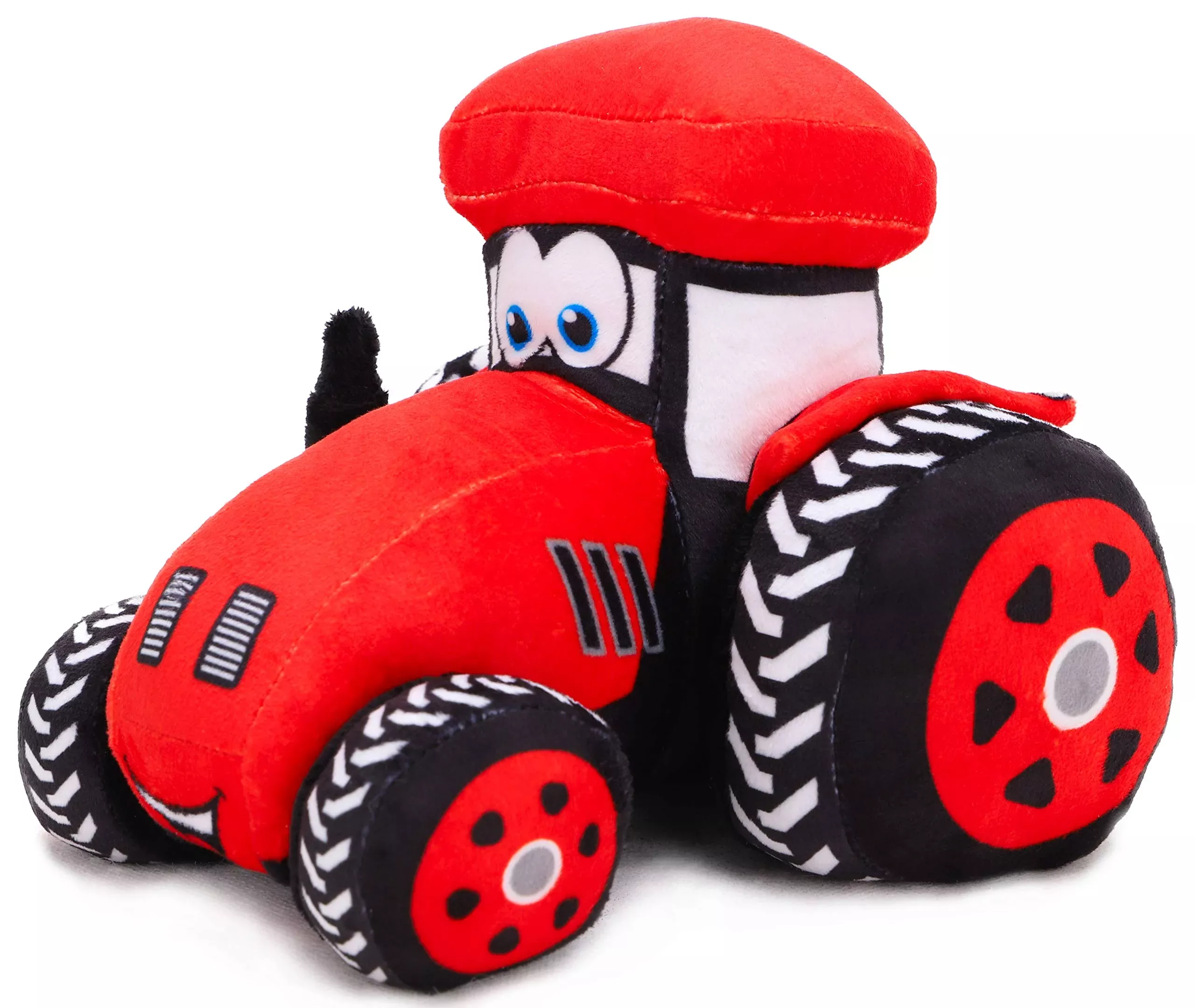 Toyland Plush Farm Tractor - Soft and Cuddly - Red Color