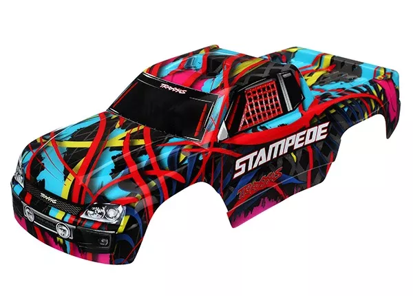 Traxxas 3649 Stampede Body with Hawaiian Graphics
