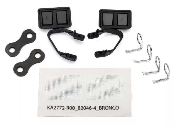 Traxxas 8073 Left and Right Side Mirrors for TRX-4 Ford Bronco