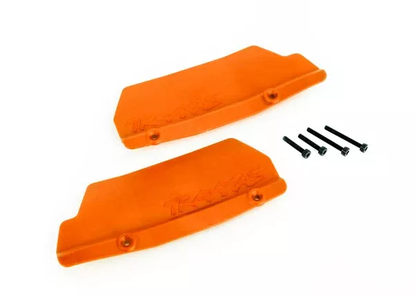 Traxxas 9519T Orange Rear Left and Right Mud Guards for Sledge™