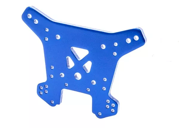 Traxxas 9538 Blue Aluminum Rear Shock Tower for Sledge™
