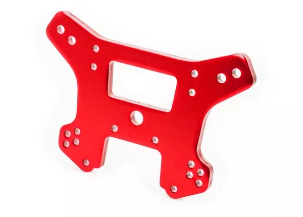 Traxxas 9539R Red Aluminum Front Shock Tower for Sledge™