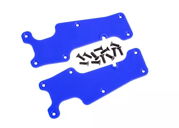 Traxxas 9633X Blue Front Left and Right Suspension Arm Covers for Sledge™