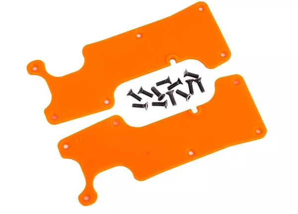 Traxxas 9634T Orange Rear Left and Right Suspension Arm Covers for Sledge™