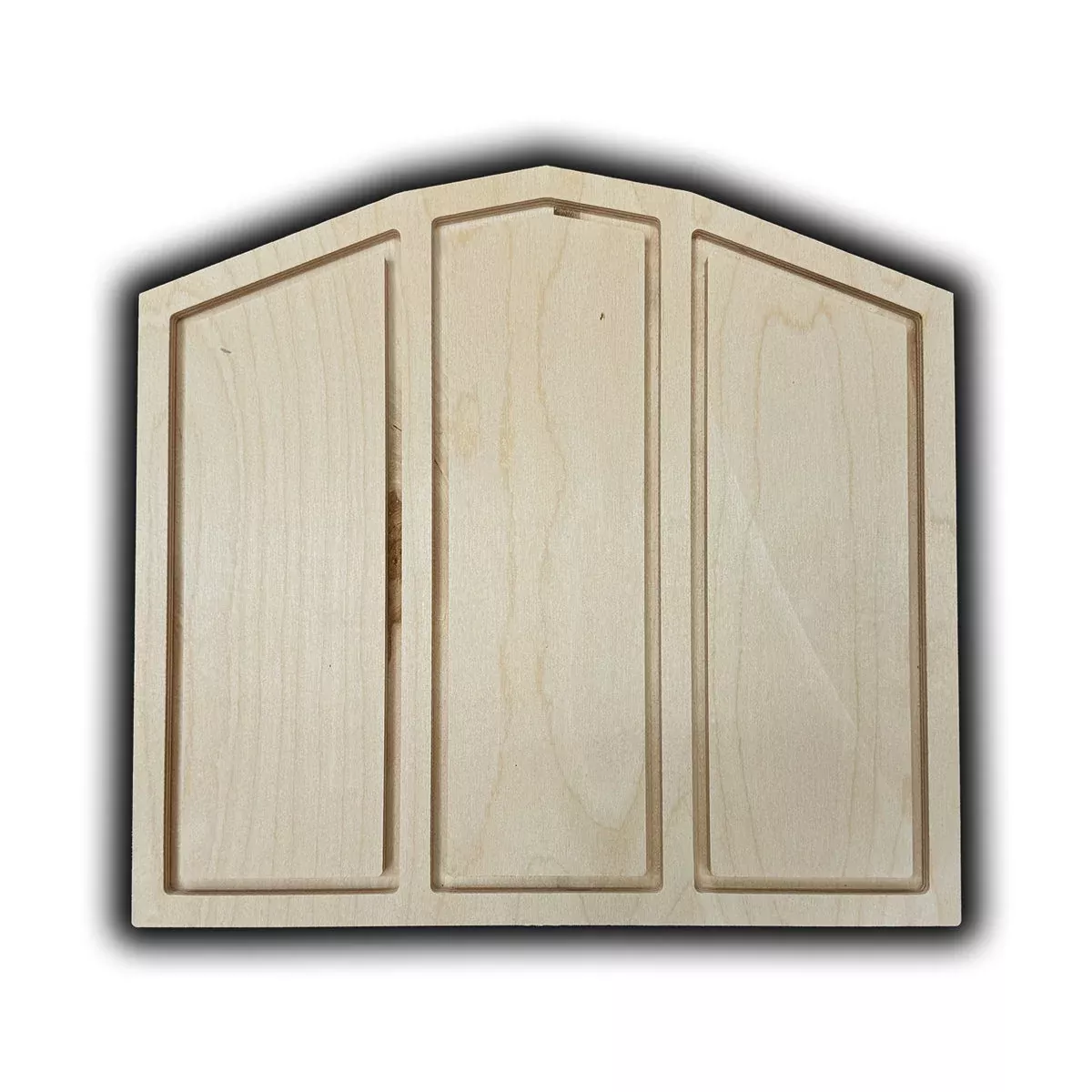 Trekell Contemporary Triptych Floater Panel - Wooden Painting Canvas + Frame