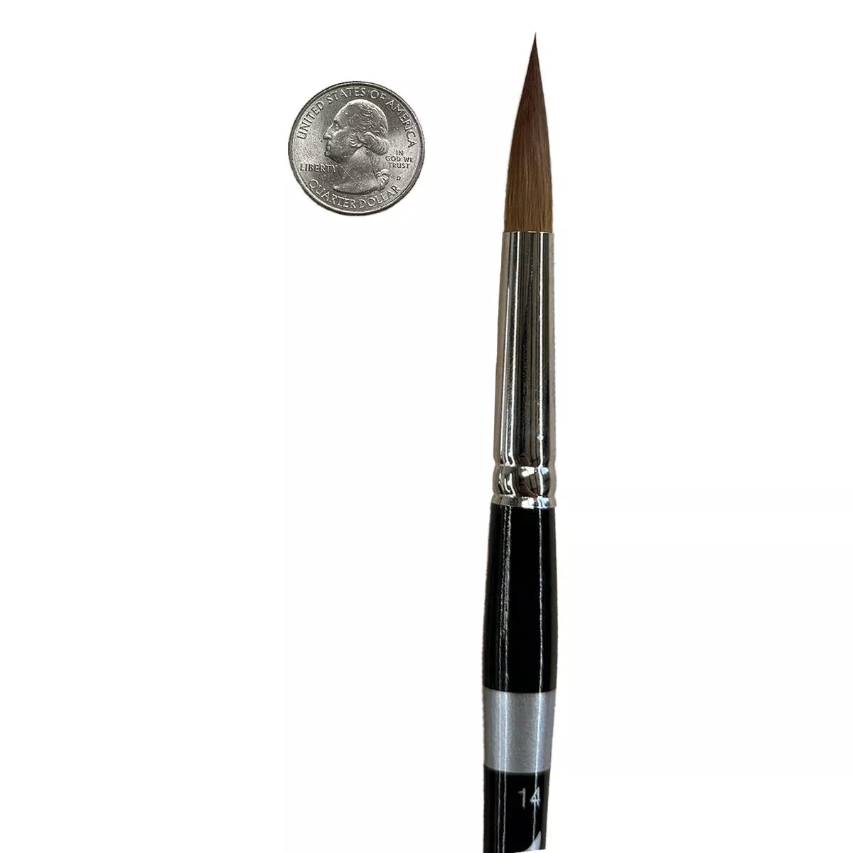 Trekell Protégé Plus #14 Round - Synthetic Kolinsky - Big Brush