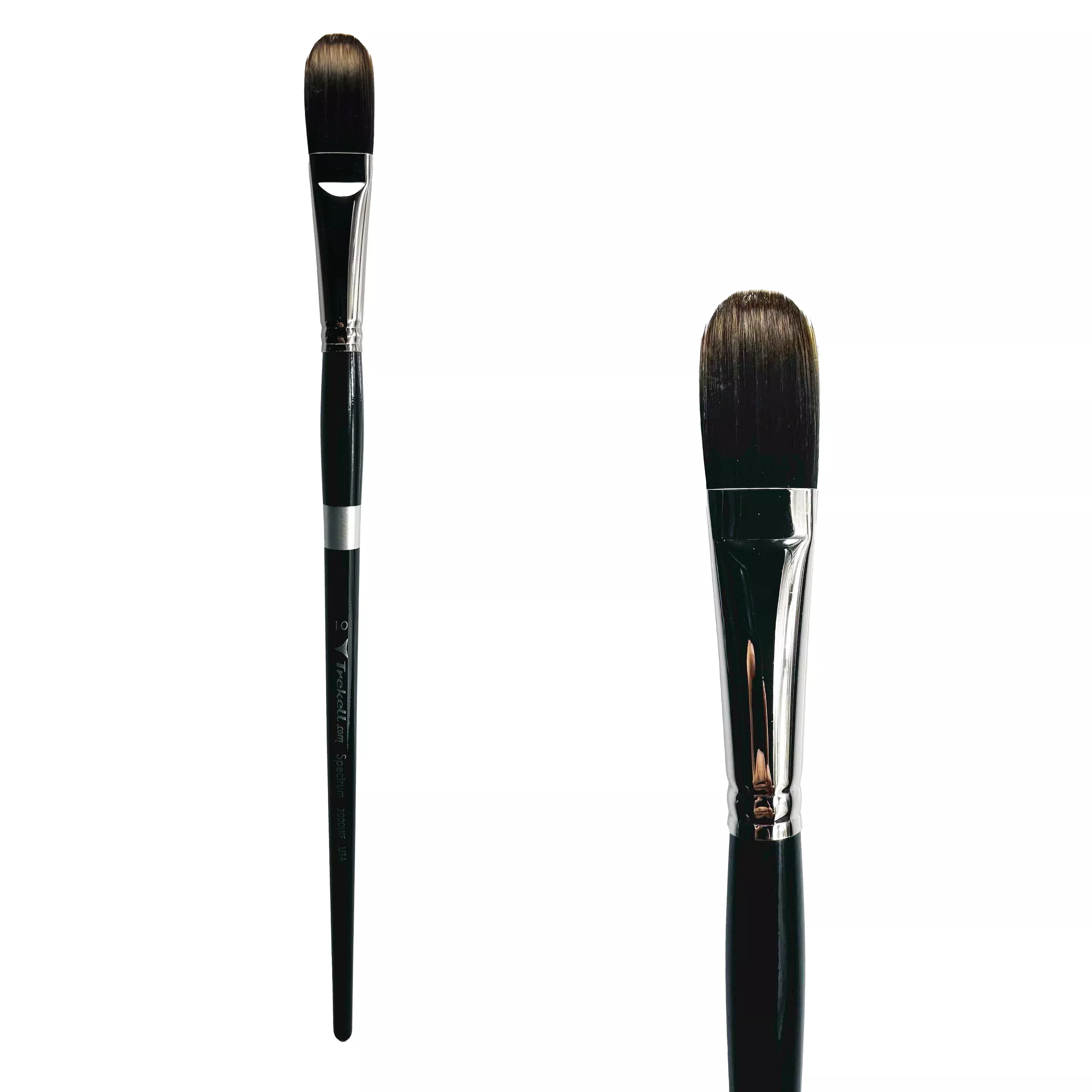 Trekell Spectrum Long Handle Artist Brush - Size #10 Long Filbert