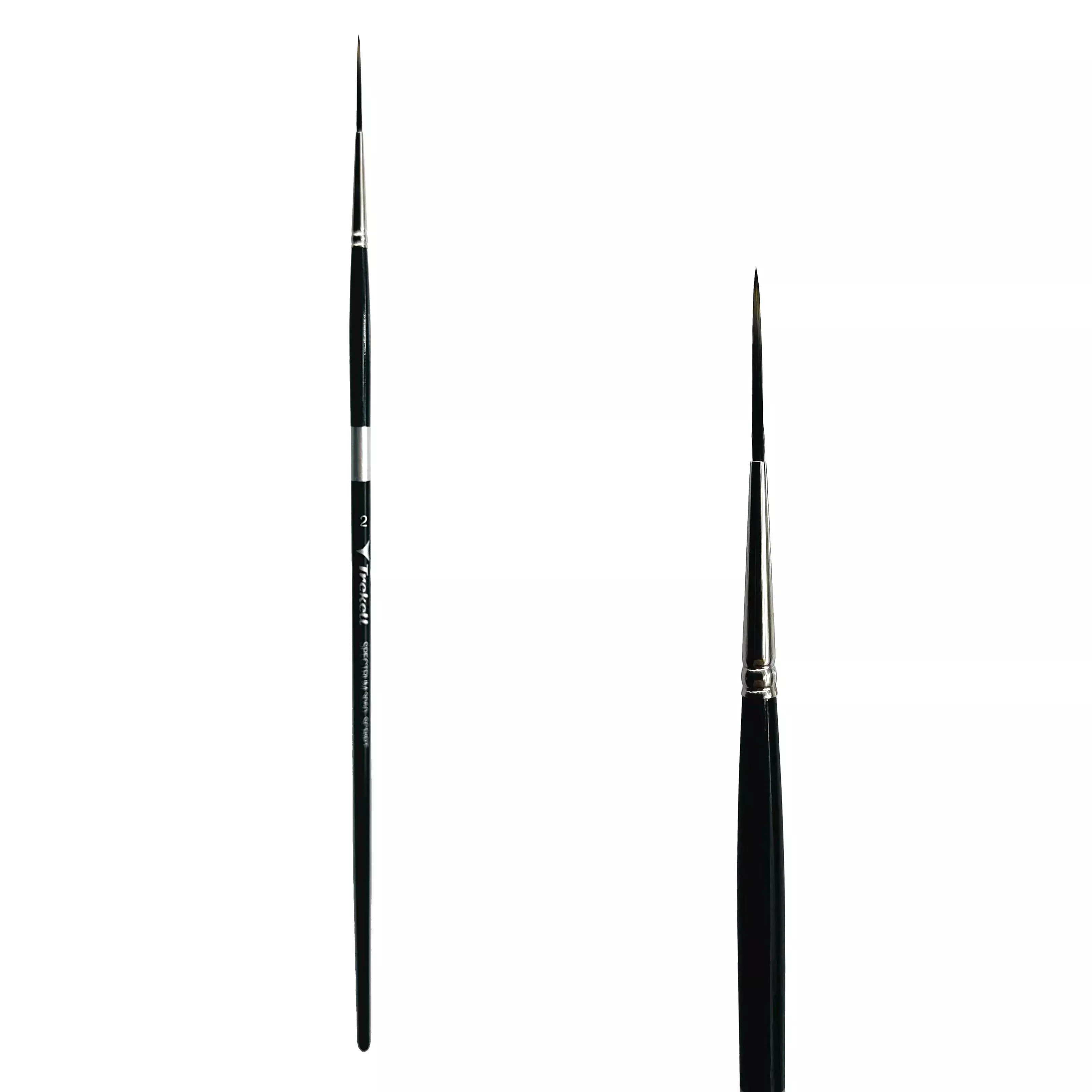 Trekell Spectrum Long Handle Artist Brush - Size #2 Script/Rigger