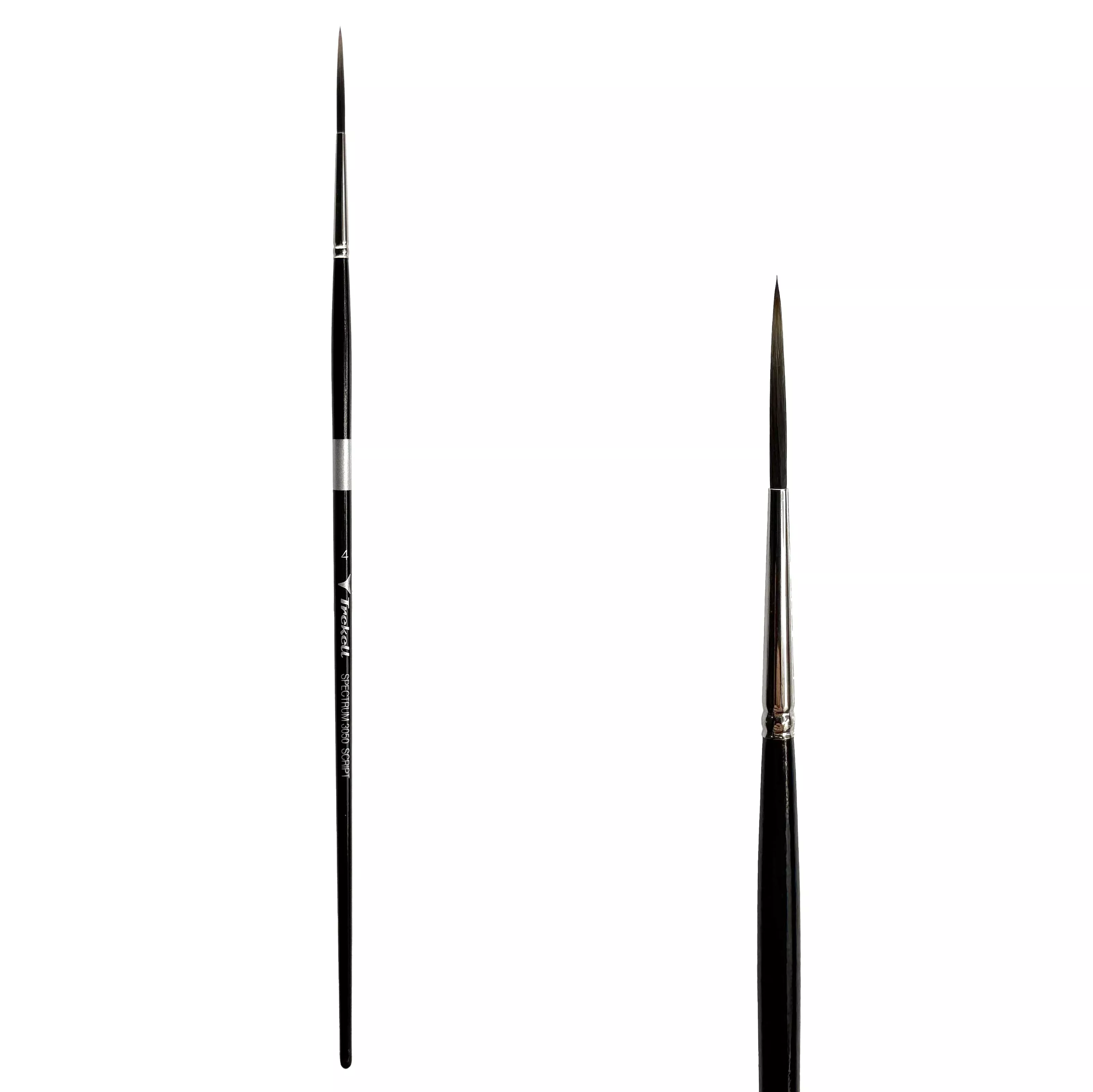 Trekell Spectrum Long Handle Artist Brush - Size #4 Script/Rigger