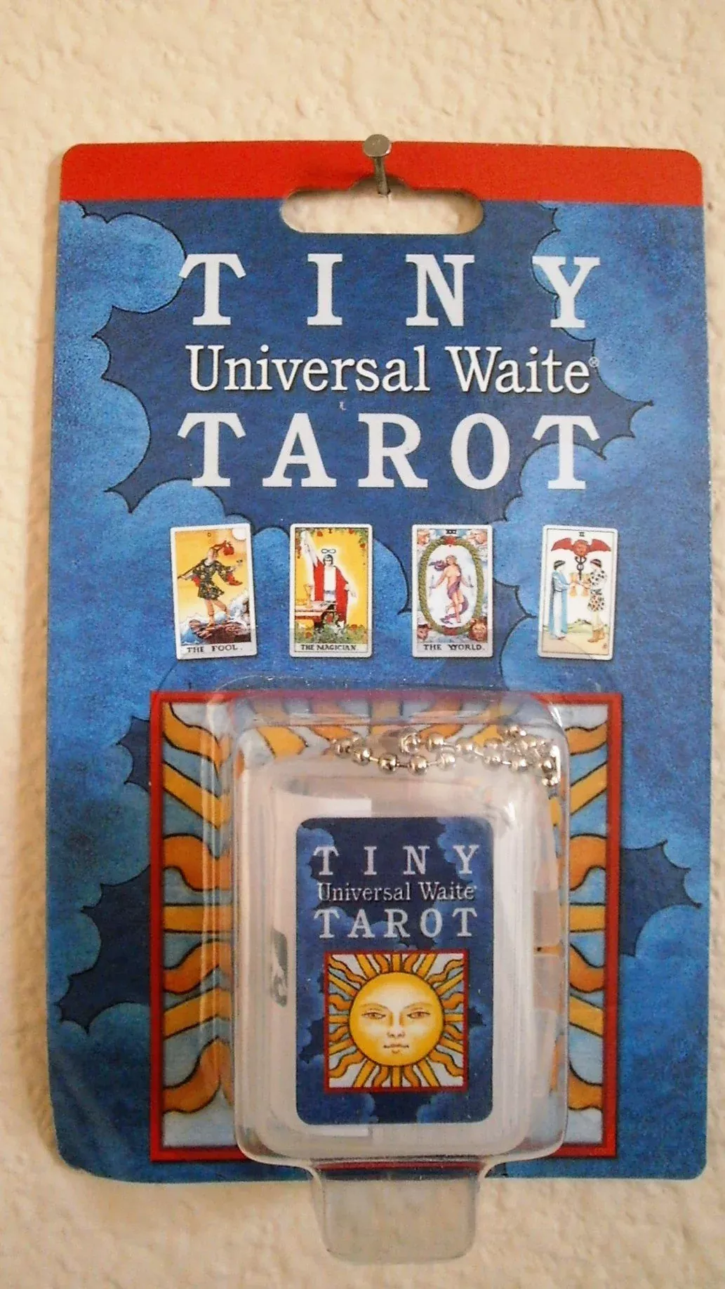 U.S. Games Tiny Universal Waite Tarot Keychain 1.5" Multicolor