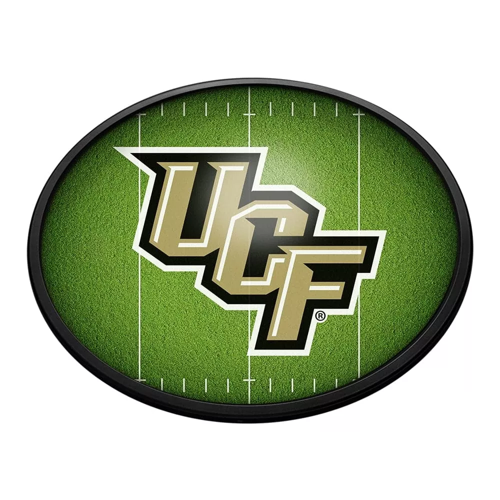 UCF Knights: On the 50 - Oval Slimline Lighted Wall Sign