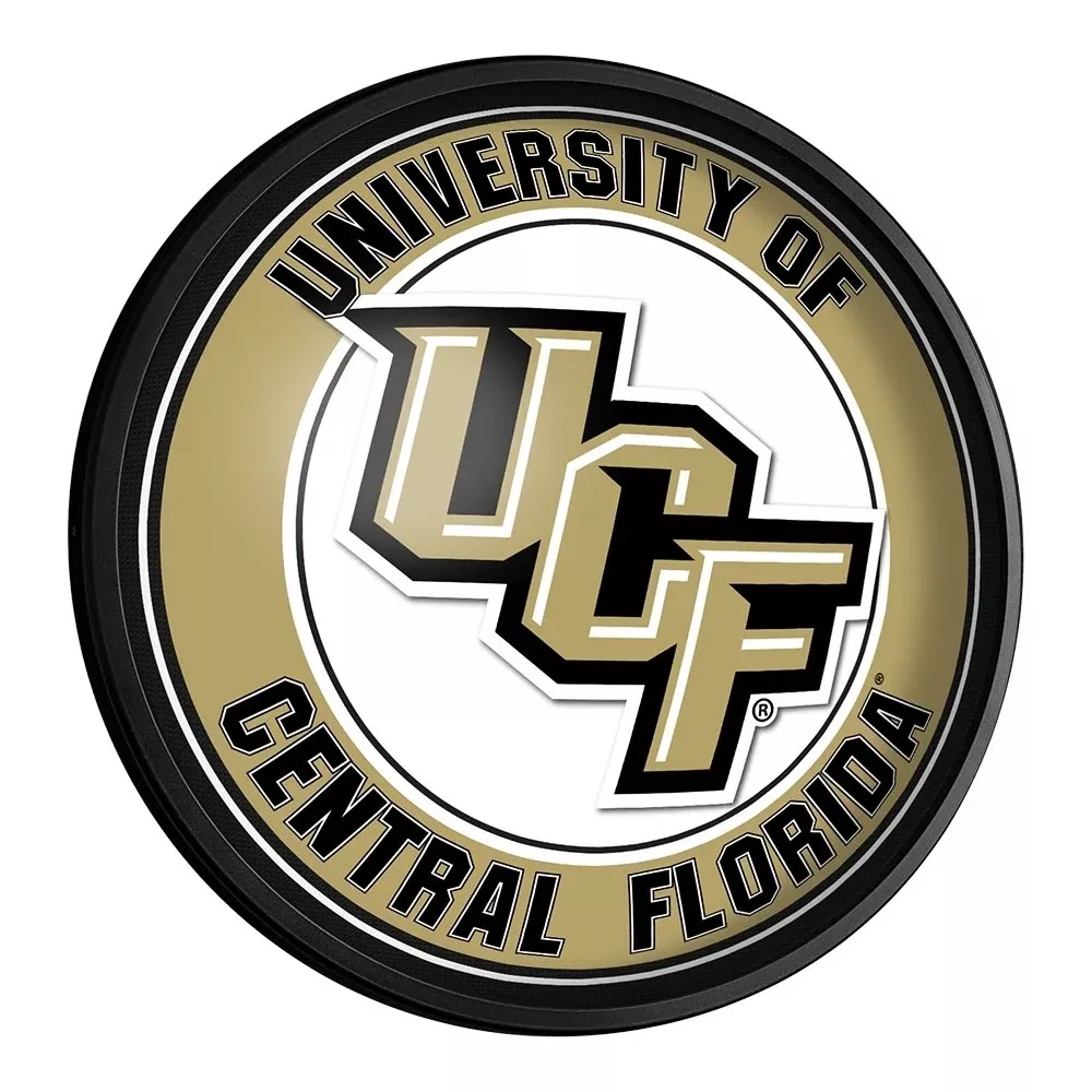 UCF Knights: Round Slimline Lighted Wall Sign