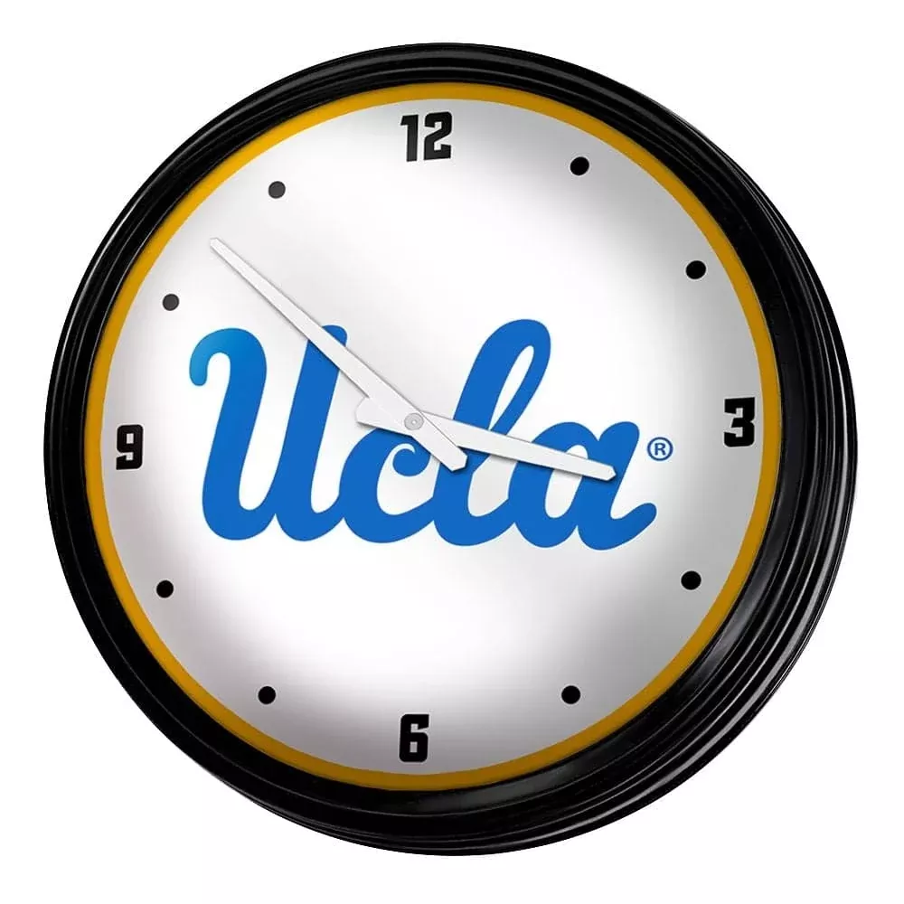 UCLA Bruins: Retro Lighted Wall Clock