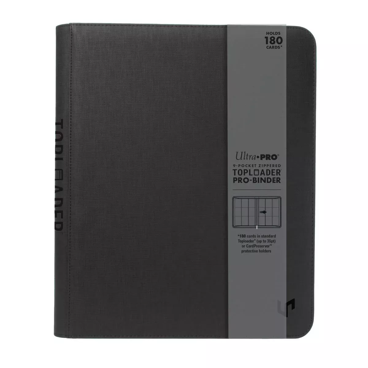 Ultra Pro - 9-Pocket Zippered Toploader Premium PRO-Binder - 16567