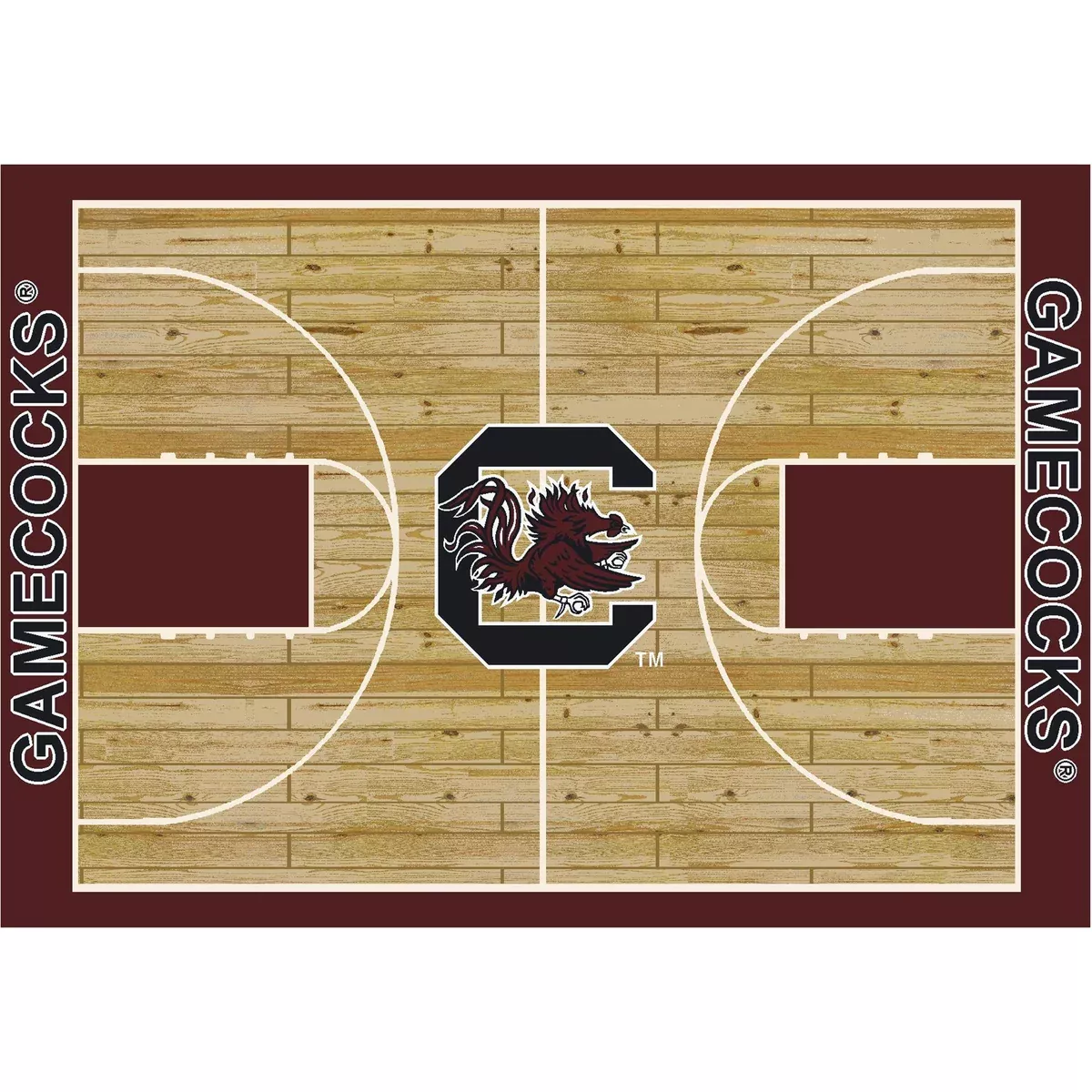 University Of South Carolina Courtside Rug