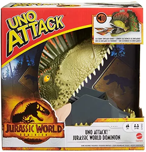 UNO Attack Jurassic World Dominion Card Game