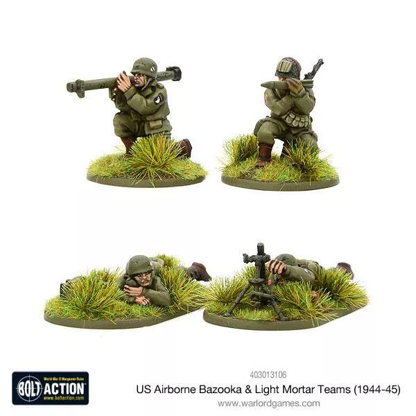 USA: US Airborne Bazooka & Light Mortar Teams (1944-45)