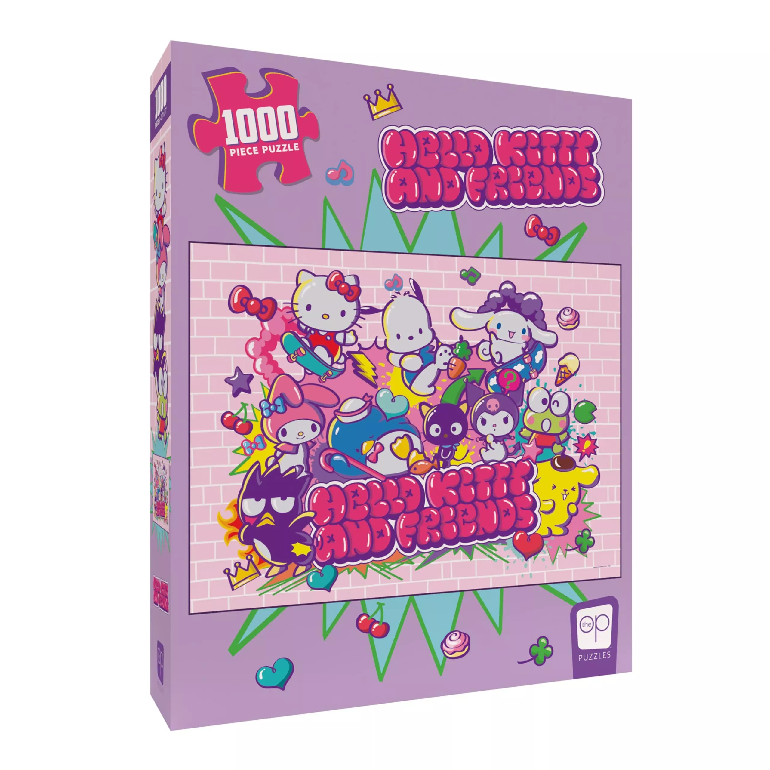 USAOPOLY Hello Kitty Tokyo Skate 1000-Piece Puzzle Multicolor 19"
