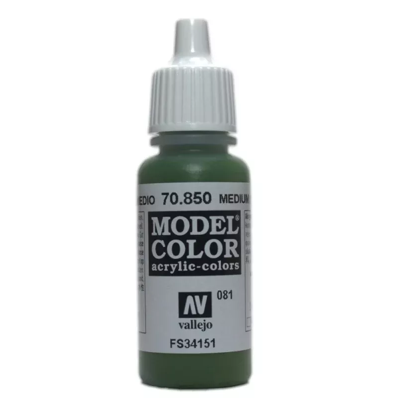 Vallejo 70.850 Model Color Acrylic Paint Medium Olive 17ml