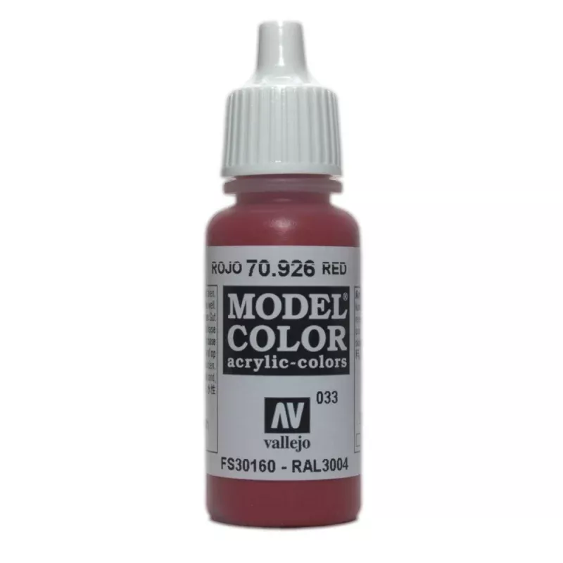 Vallejo 70.926 Model Color Acrylic Red 17ml