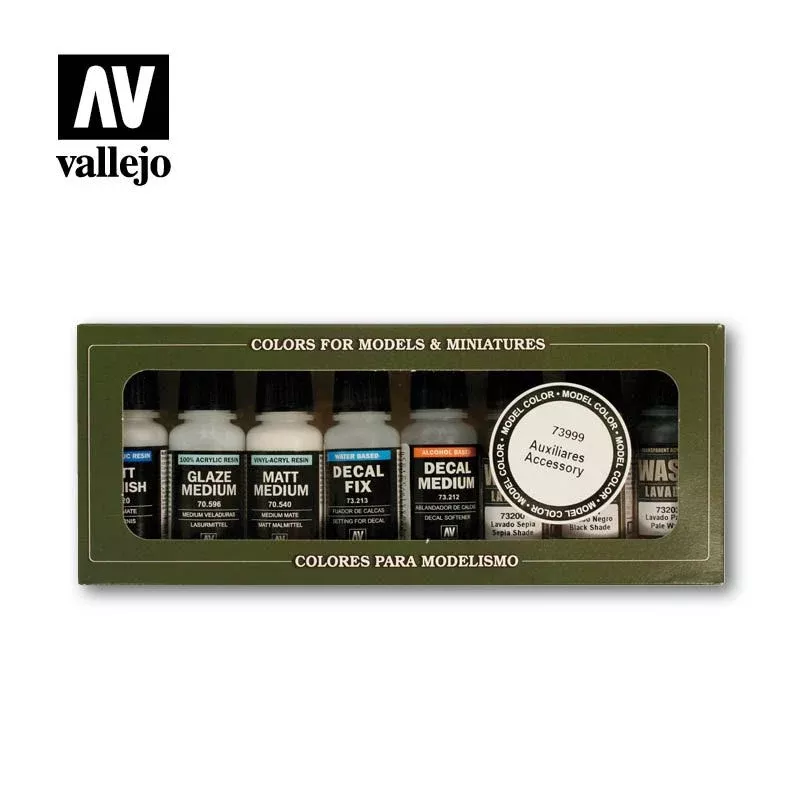 Vallejo Game Color - Auxiliaries and Washes 8 Colour Set