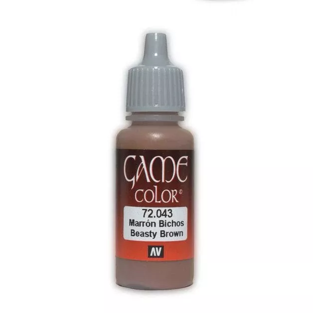 Vallejo Game Color - Beasty Brown 17 ml (Old Formulation)