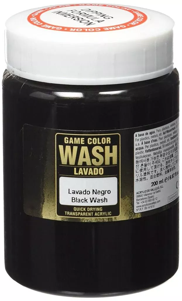 Vallejo Game Color - Black Wash 200ml
