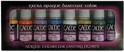 Vallejo Game Color - Extra Opaque 8 Colour Set