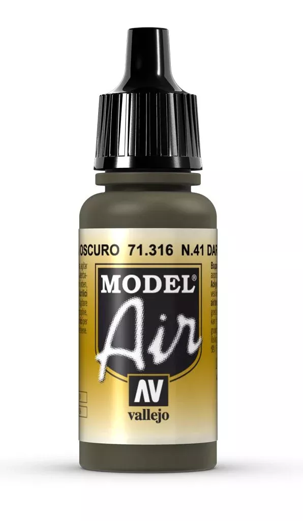 Vallejo Model Air - N 41 Dark Olive Drab 17 ml