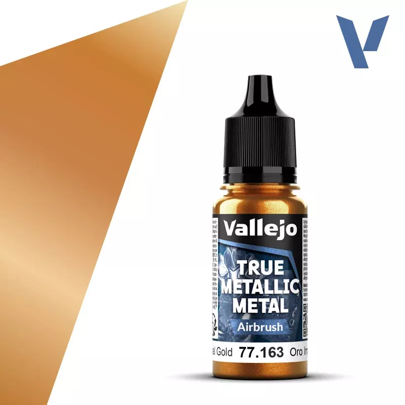 Vallejo True Metal Metallic: Airbrush 77.163 Imperial Gold