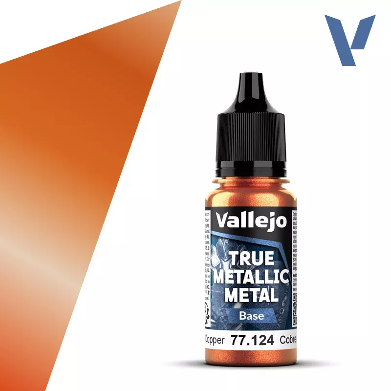 Vallejo True Metal Metallic: Base 77.124 Ancient Copper