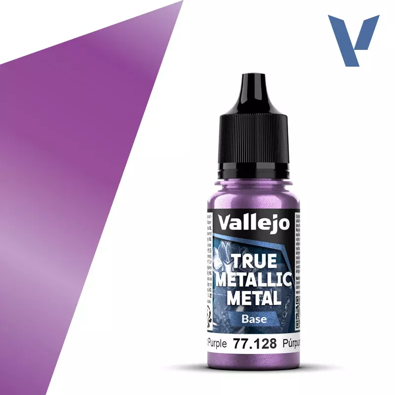 Vallejo True Metal Metallic: Base 77.128 Amethyst Purple