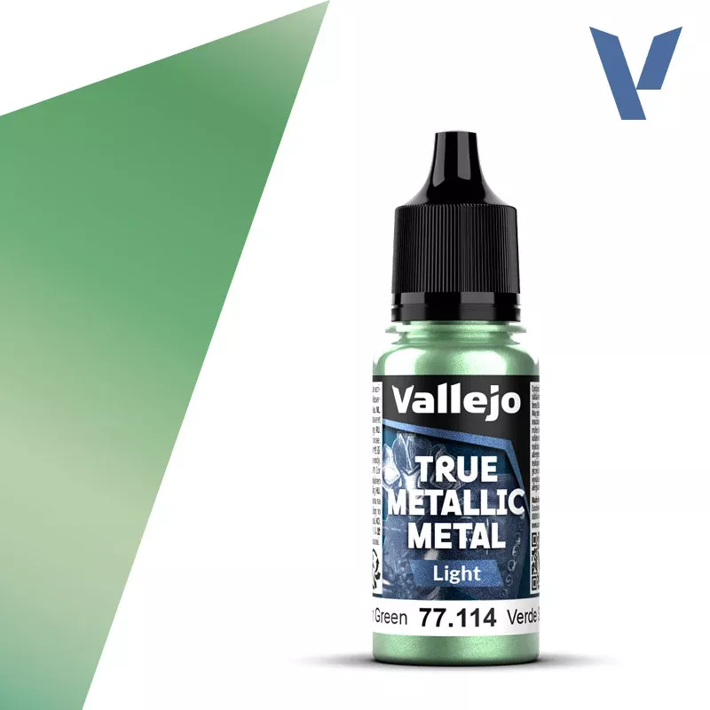 Vallejo True Metal Metallic: Light 77.114 Dusken Green