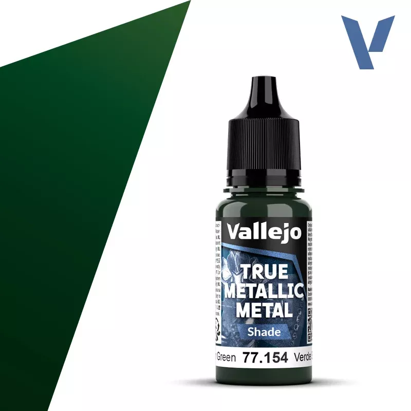 Vallejo True Metal Metallic: Shade 77.154 Dusken Green