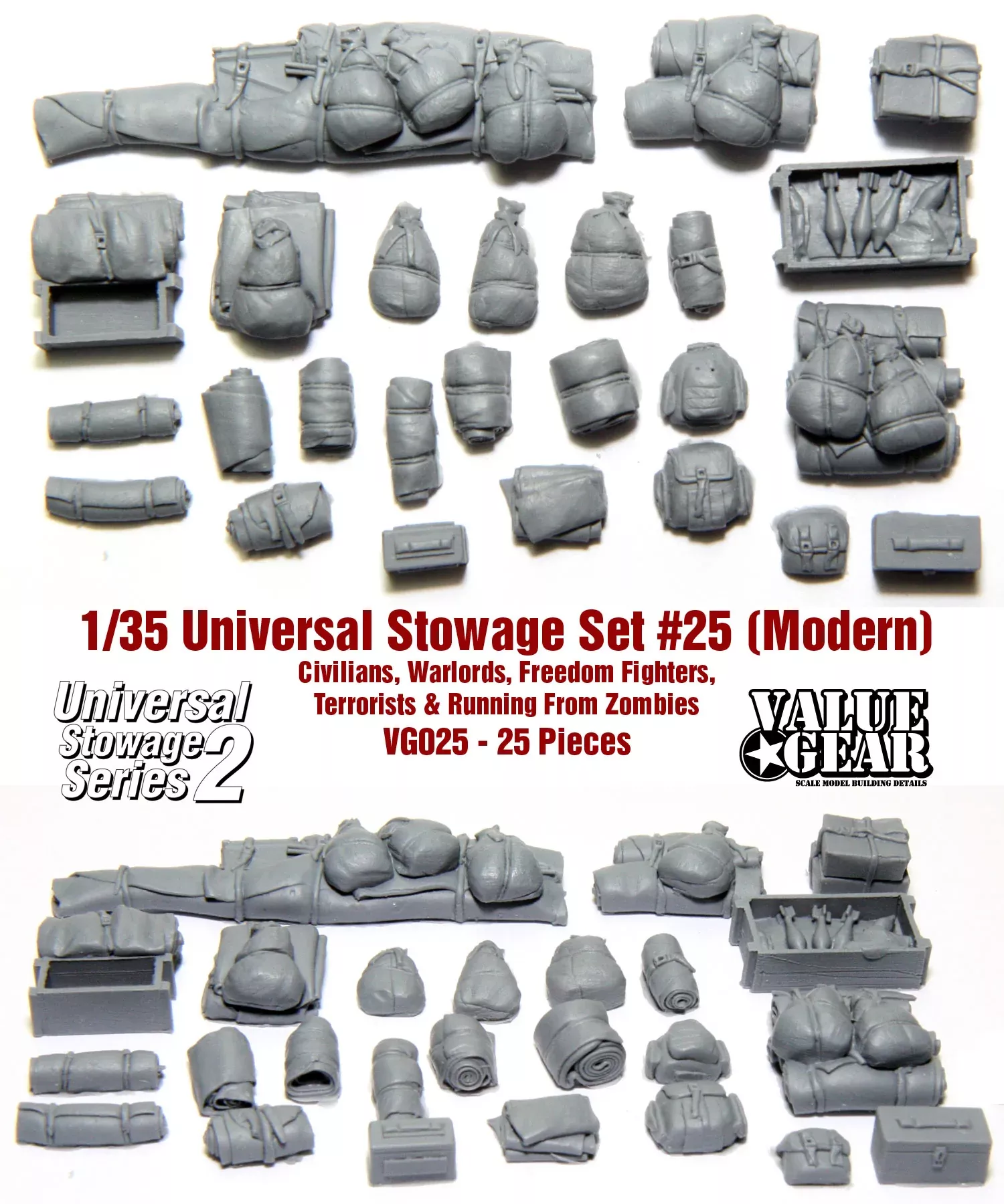 Value Gear VG025 1/35Universal Modern Stowage Gear Set #25