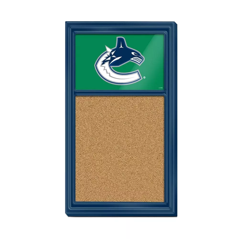 Vancouver Canucks: Cork Note Board